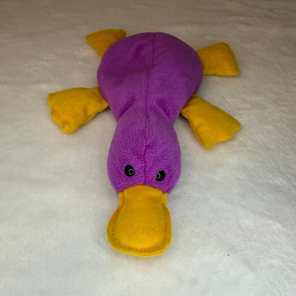 TY Beanie Babies Patti Purple Platypus Plush Toy 9"